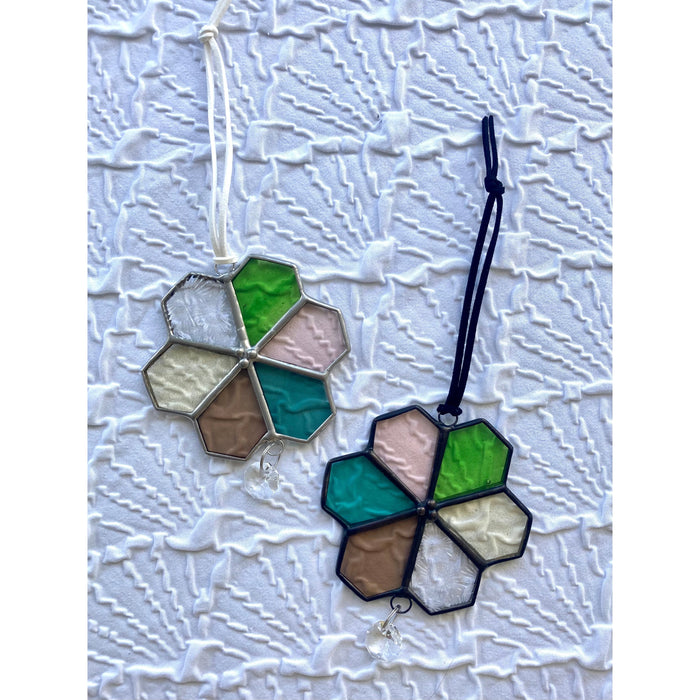 Tessa Flower - Glass Charm