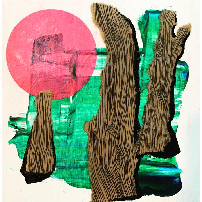 "Woods"- PNW Original Collage