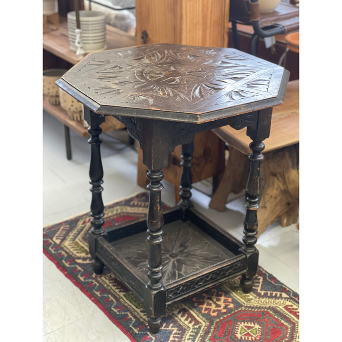 Antique Accent Table Stand UK Import (Available by Online Purchase Only)
