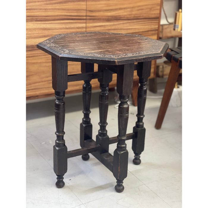 Antique Accent Table Stand UK Import (Available by Online Purchase Only)