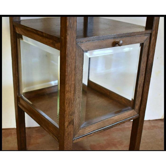 Antique Arts And Crafts Brass Top Display Table (Available by Online Purchase Only)