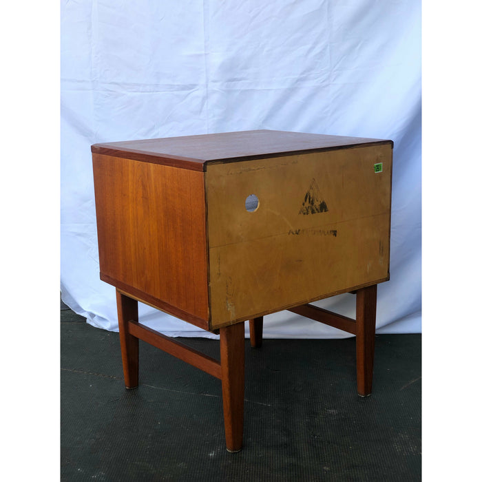 Danish Mid Century Modern Teak Night Stand Side Table