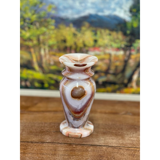 Decorative Stone Candle Stick Holder