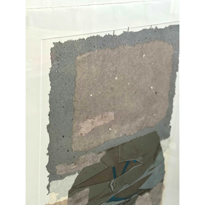 Framed Abstract Mixed Media Art