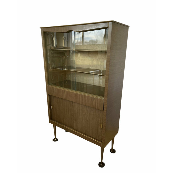 Mid Century Modern Bar Unit Shelf Cabinet Storage (Online Purchase Only)
