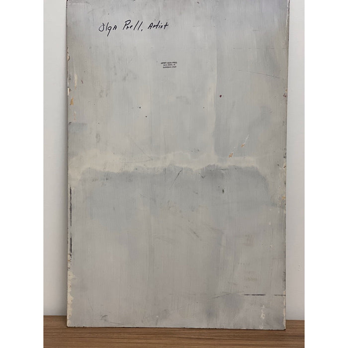 Portrait of a Woman from the Medieval age by Olga Prell Abstract Painting on Board