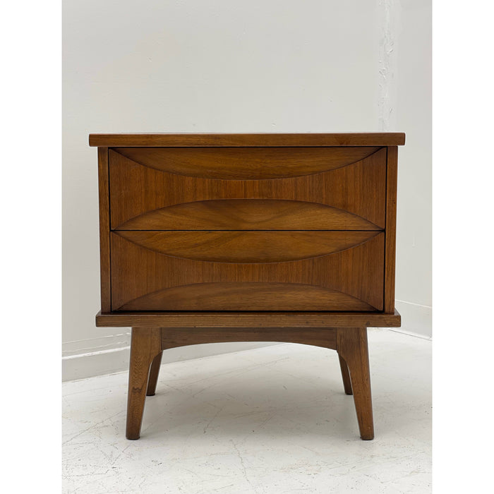 Unique Sculptural Mid-Century Modern Nightstand