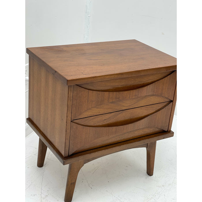 Unique Sculptural Mid-Century Modern Nightstand
