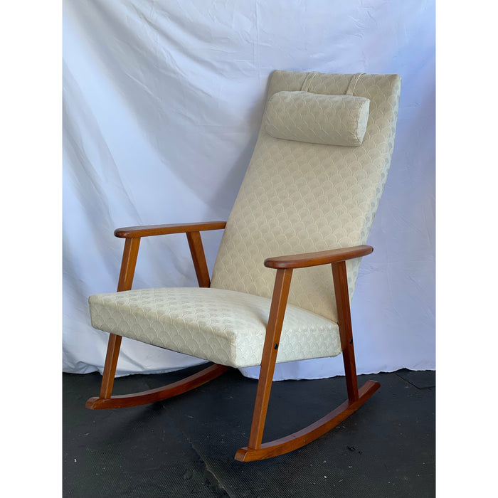 Vintage 1960s Mid-Century Modern Danish Teak Rocking Chair (Available by Online Purchase Only)
