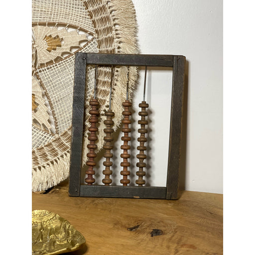 Vintage Abacus Like Decor