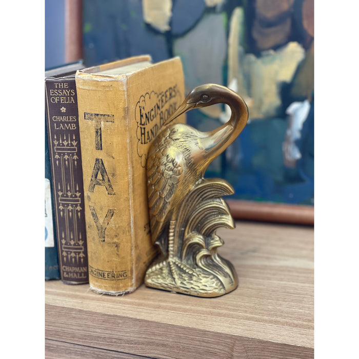 Vintage Bird Book Ends Set of 2