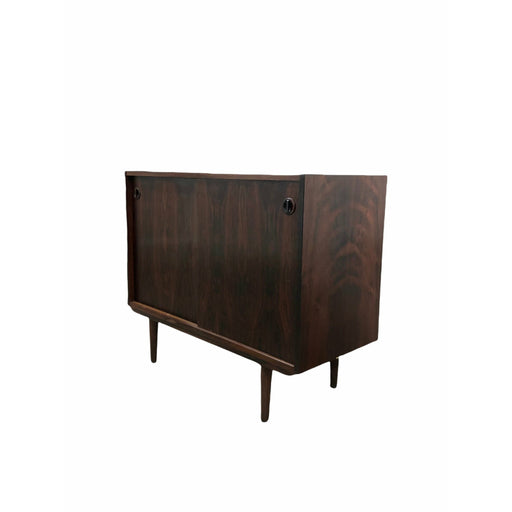 Vintage Danish Mid Century Modern Record Media Cabinet or Credenza. UK Import. (Available for Online Purchase Only)