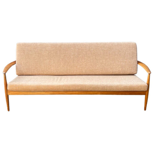Vintage Danish Modern Teak Sofa Arm Chair by John Stuart Original Upholstery (Available by Online Purchase only)