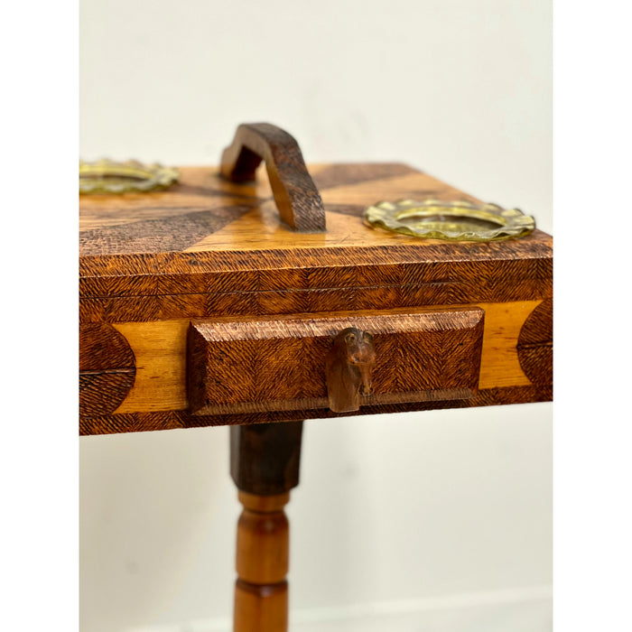 Vintage Folk Art Table Circa 1940s - 1960s