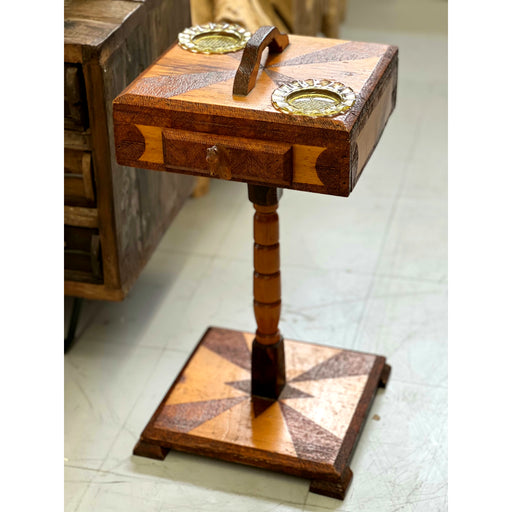 Vintage Folk Art Table Circa 1940s - 1960s