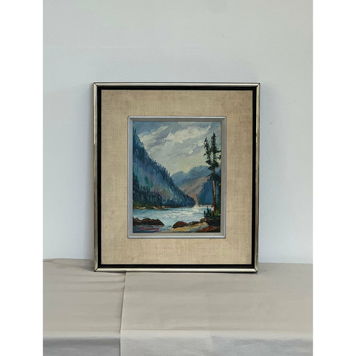 Vintage Framed Art Set Of Two