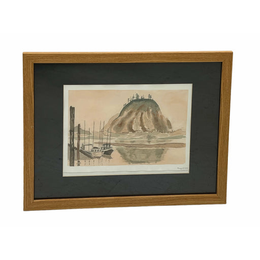 Vintage Framed Water Color