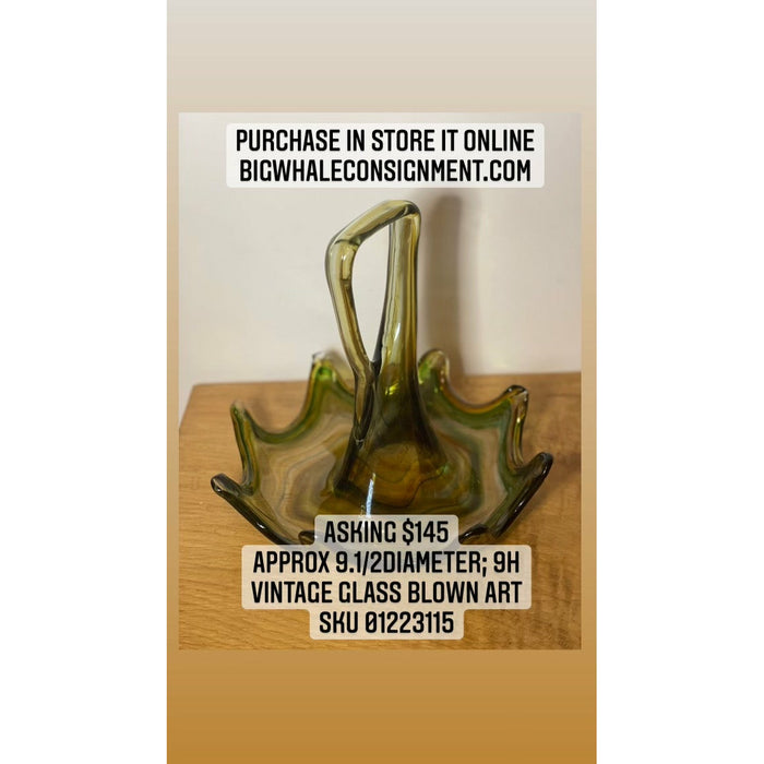 Vintage Glass Blown Art