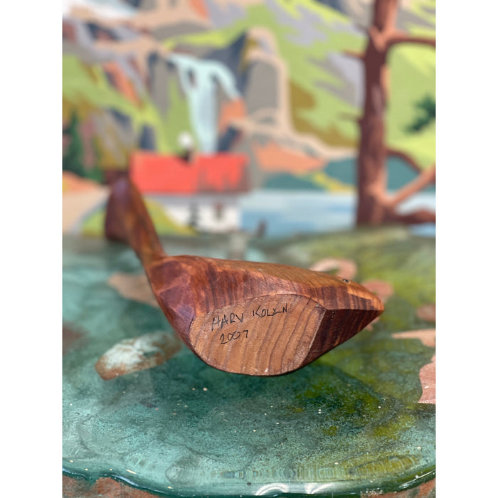 Vintage Hand Carved Wooden Bird