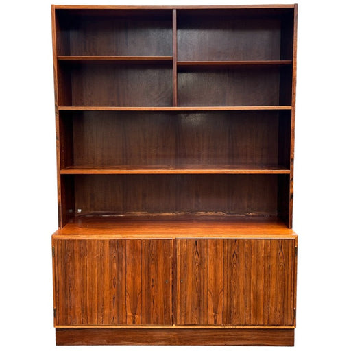 Vintage Mid Century Danish Bookshelf/ Bookcase Shelf by Hundevad with Key (Available by Online Purchase Only)