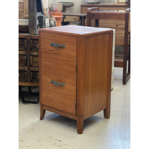 Vintage Mid Century Modern Accent Table with Dovetail Drawers Circa 1950s - 1970s