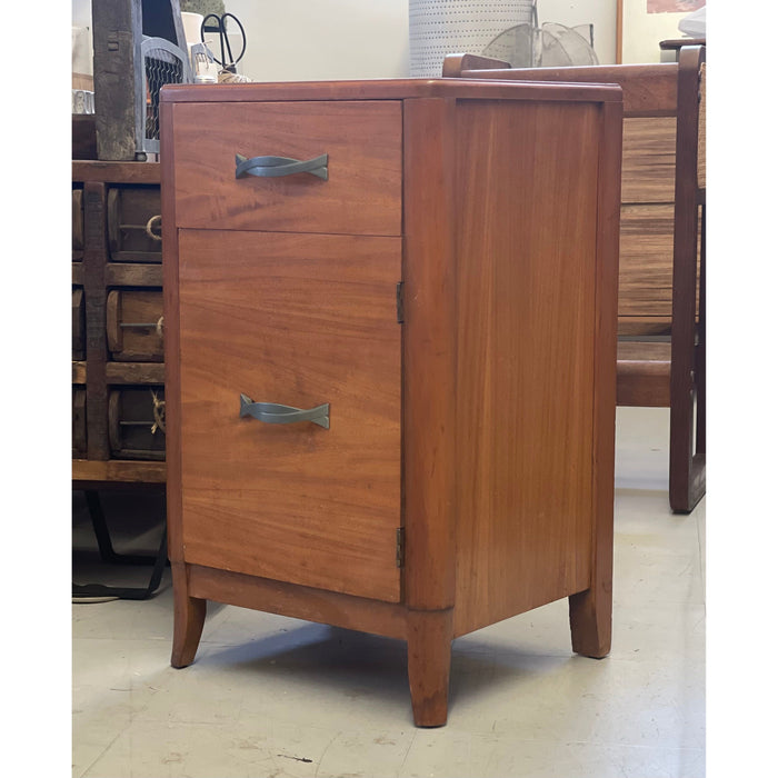Vintage Mid Century Modern Accent Table with Dovetail Drawers Circa 1950s - 1970s