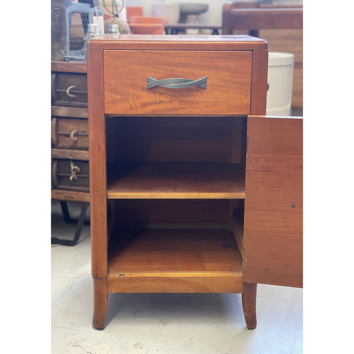 Vintage Mid Century Modern Accent Table with Dovetail Drawers Circa 1950s - 1970s