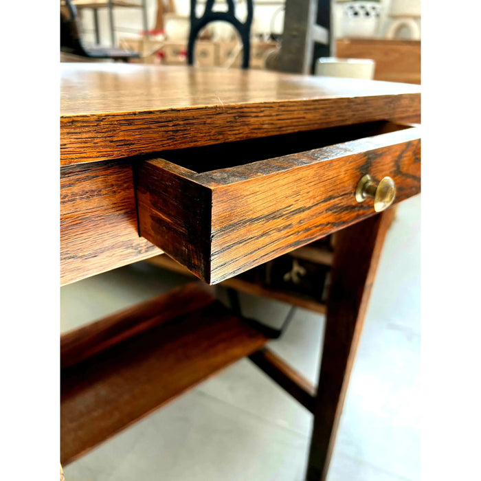 Vintage Oak Mission Table