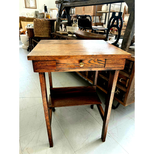 Vintage Oak Mission Table