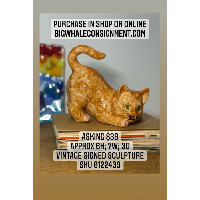 Vintage Signed Sculpture