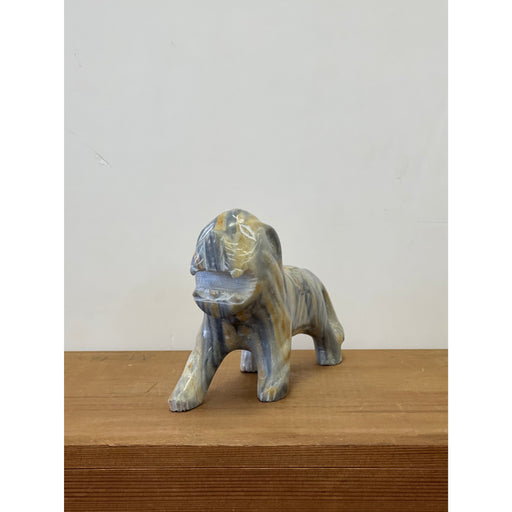 Vintage Stone Caved Lion