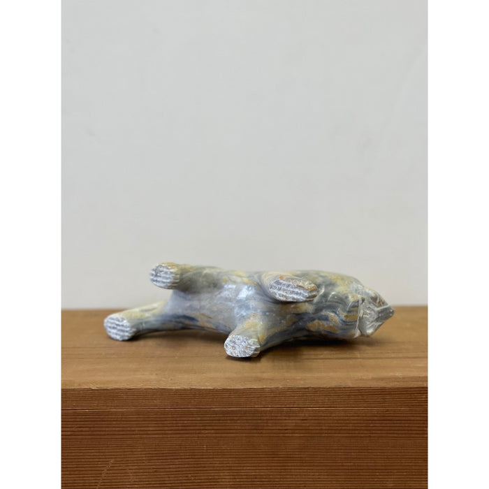 Vintage Stone Caved Lion