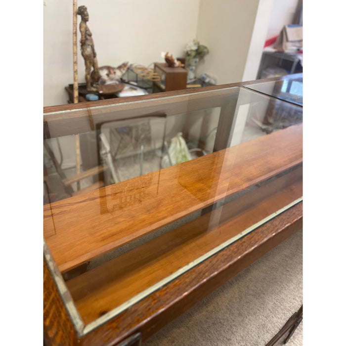 Vintage Wood and Metal Display Case