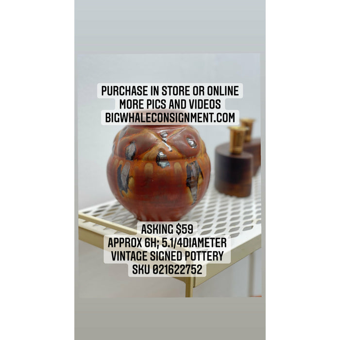 Vintage signed Pottery