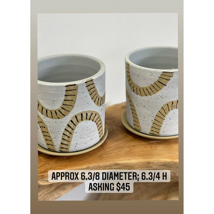 Modern Ceramic Planter (Price for Each)