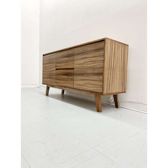 Mid Century Modern Style Credenza 2 Door 2 Drawer TV Cabinet