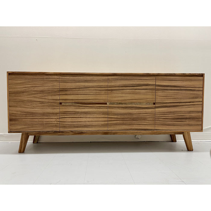 Mid Century Modern Style Credenza 2 Door 4 Drawer TV Cabinet