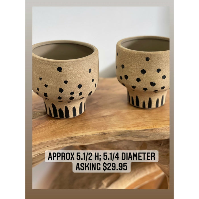 Modern Ceramic Planter (Price for Each)