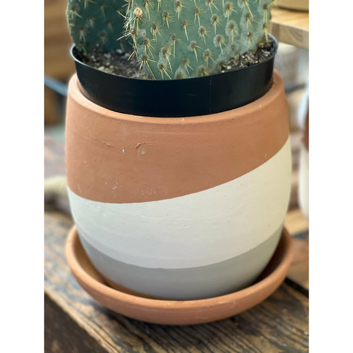 New Planter Pot With Tray