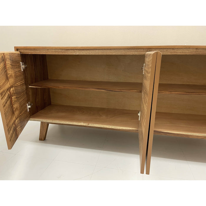 Mid Century Modern Style Credenza 3 Door TV Cabinet