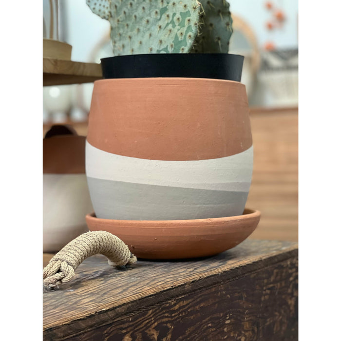 New Planter Pot With Tray