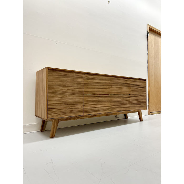 Mid Century Modern Style Credenza 2 Door 4 Drawer TV Cabinet