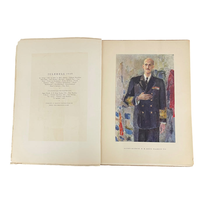 1949 "Julehelg" Norwegian Christmas Annual Illustrated Holiday Book