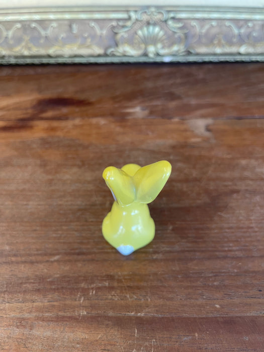 Vintage Mid-Century Yellow Porcelain Bunny Figurine by Villeroy & Boch, Germany