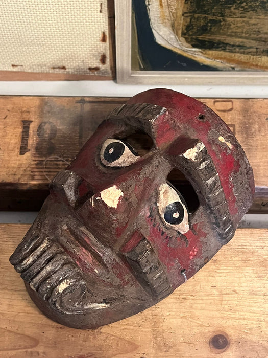 Primitive hand carved and handmade Mask (Online purchase only)