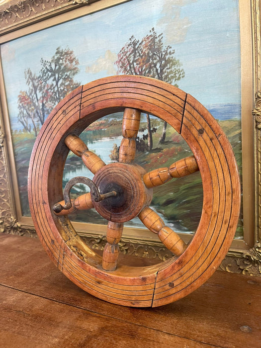 Possibly Antique Wooden Spinning Wheel. ( online purchase only )