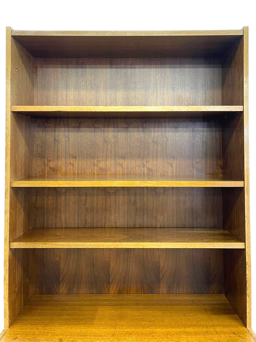 Vintage Mid Century Modern Belgian Bookcase Cabinet with Adjustable Shelves