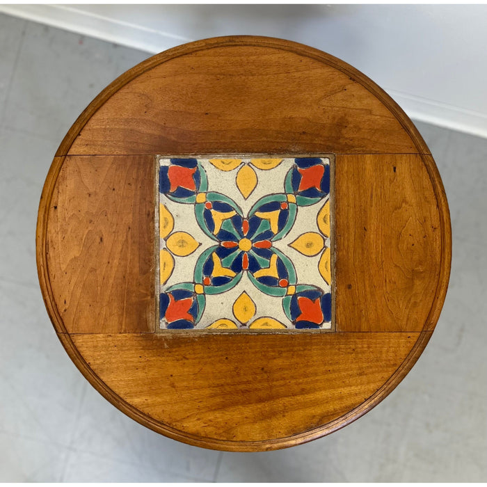 Vintage Tile Top Catalina Accent Table