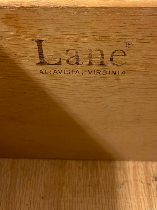 Pair of Mid-Century Modern Walnut End Tables by Lane Furniture Rhythm Collection