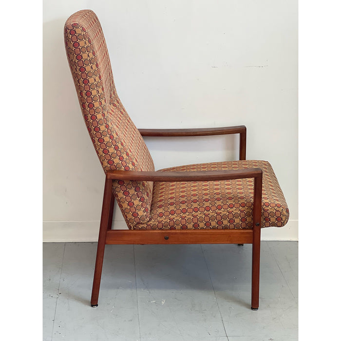 Vintage Danish Mid Century Modern Chair by Milo Baughman